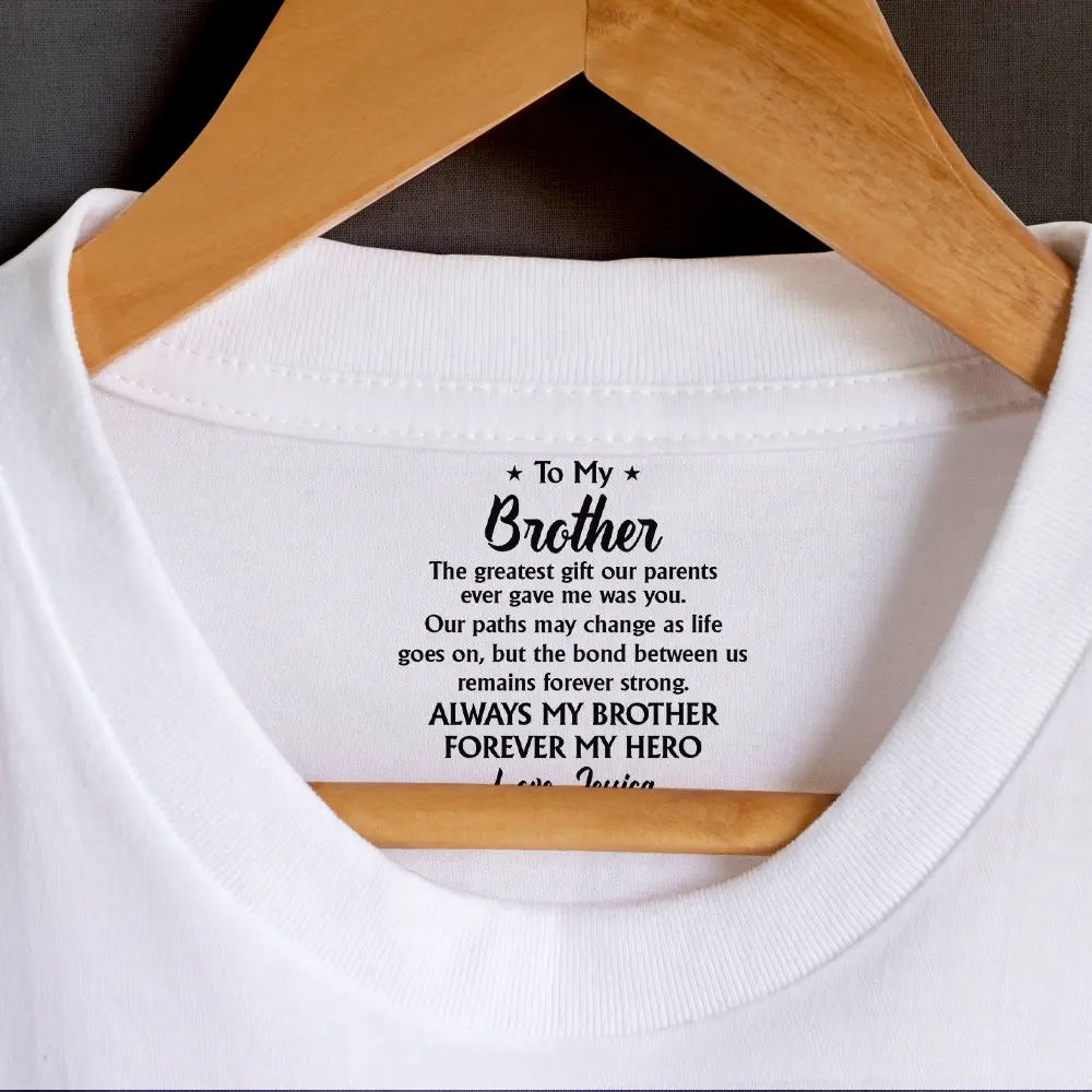 My Brother The Greatest Gift Our Parents Ever Gave Me - Personalized T Shirt - Image 2