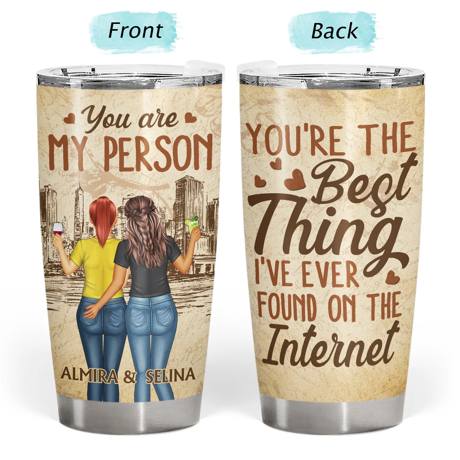 My Bum Would Be So Lonely, I Like You How I Like My Coffee - Birthday, Loving, Anniversary Gift For Spouse, Couple, Husband, Wife - Personalized Tumbler - Image 3