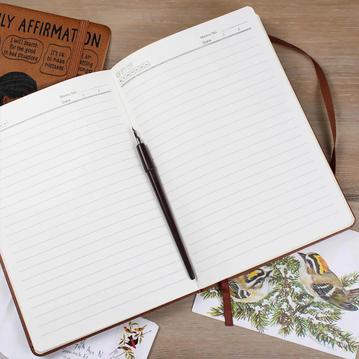 My Daily Affirmation - Gift For Women - Personalized Leather Journal - Image 2