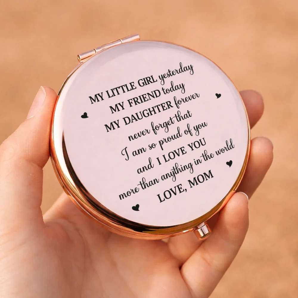 My Daughter Granddaughter Forever - Personalized Compact Mirror - Image 5