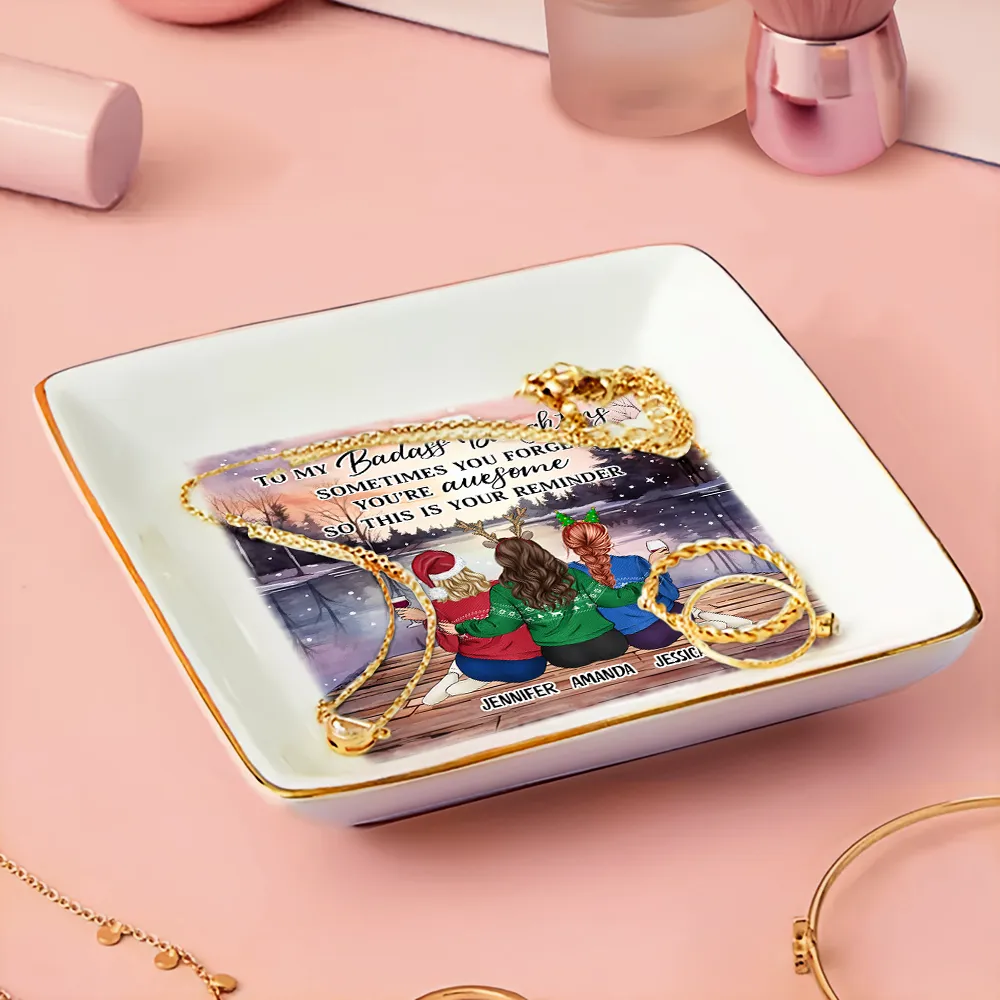 My Daughter Never Forget That I Love You Forever - Personalized Ring Dish - Image 3