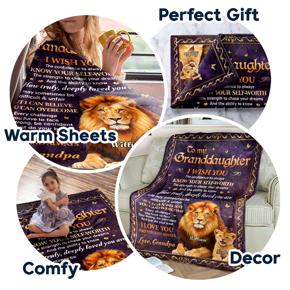 My Daughter Son Just Do Your Best - Personalized Fleece Blanket, Sherpa Blanket - Image 7