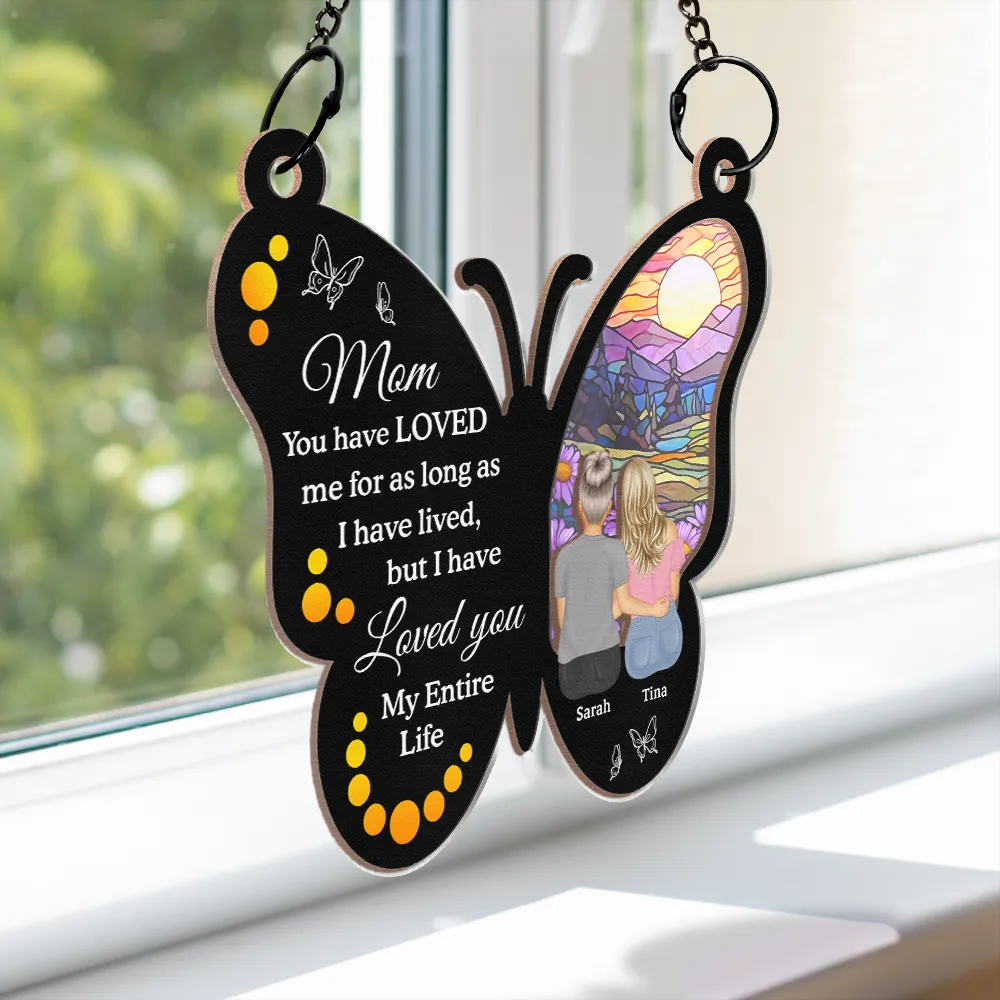 My Entire Life - Personalized Window Hanging Suncatcher Ornament - Image 3