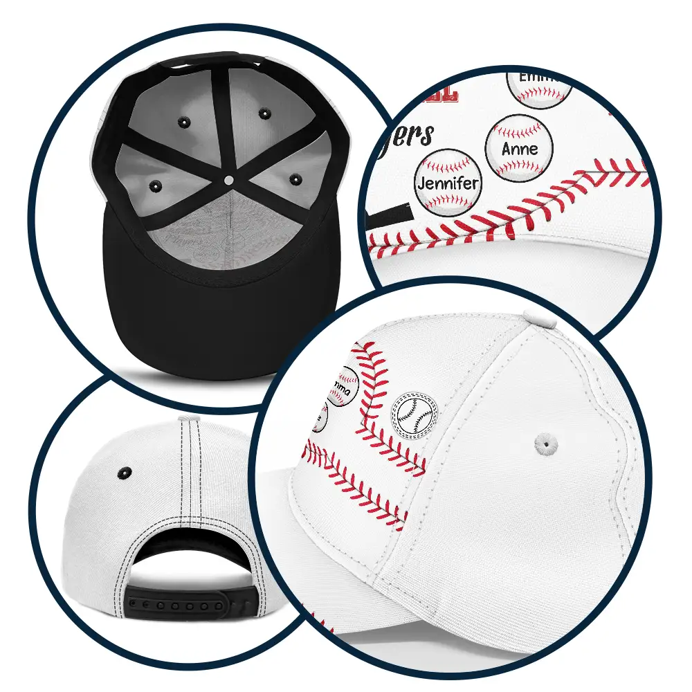 My Favorite Baseball Players - Personalized Classic Cap - Image 5