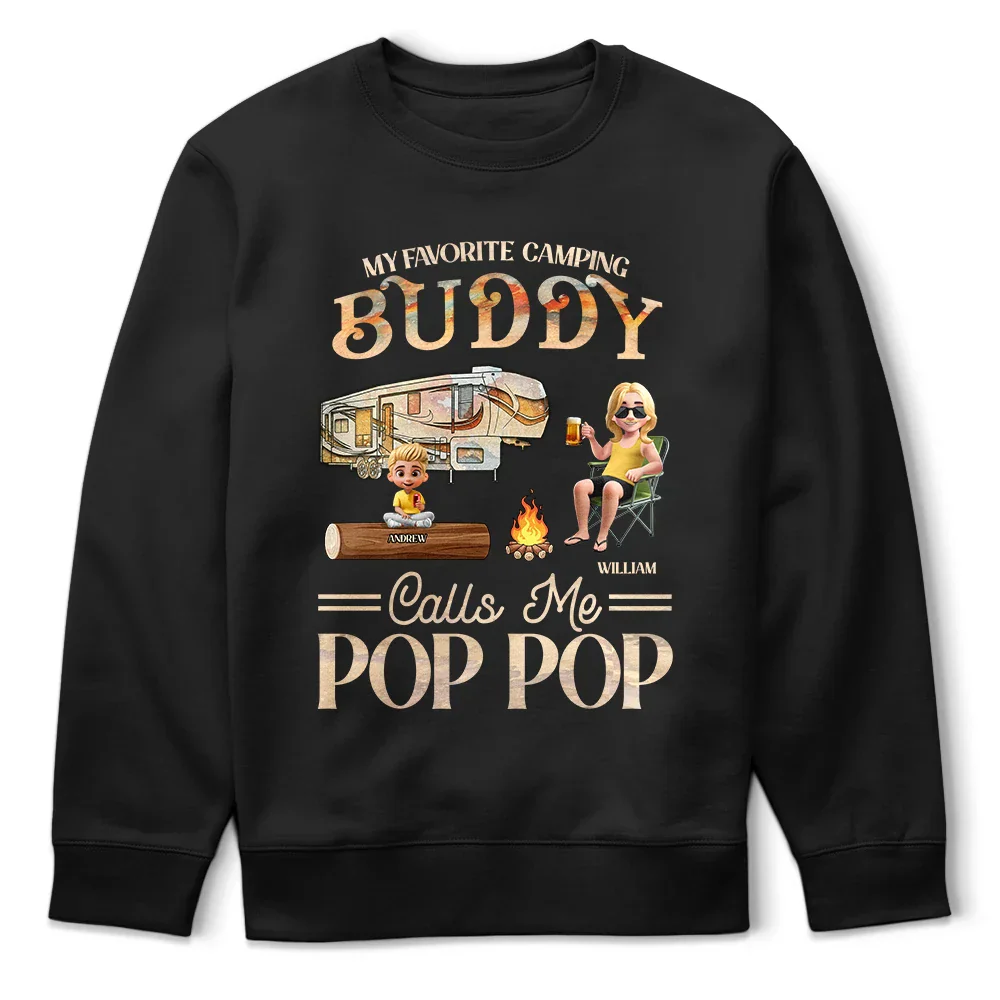 My Favorite Camping Buddies - Personalized T Shirt - Image 5