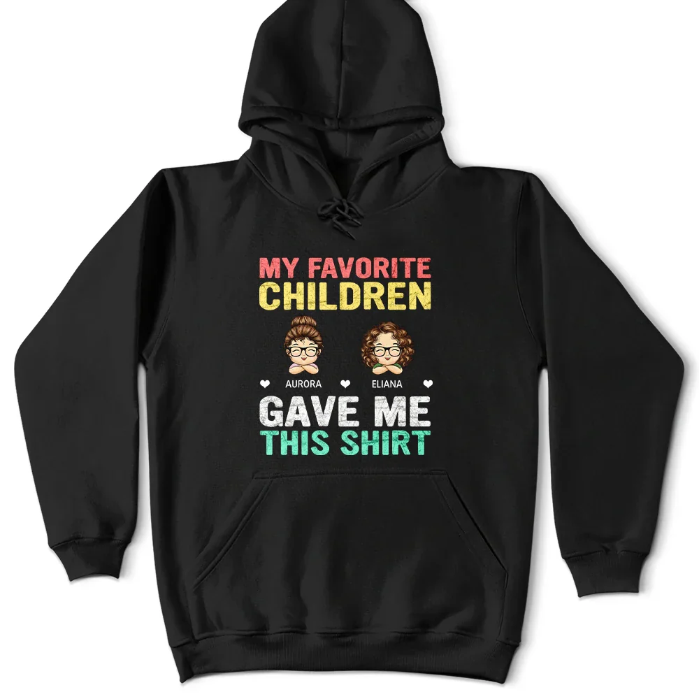 My Favorite Children Gave Me This Shirt - Personalized T Shirt - Image 4