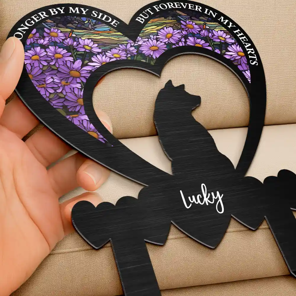 My Favorite Hello And Hardest Goodbye - Personalized Metal Garden Stake - Image 3