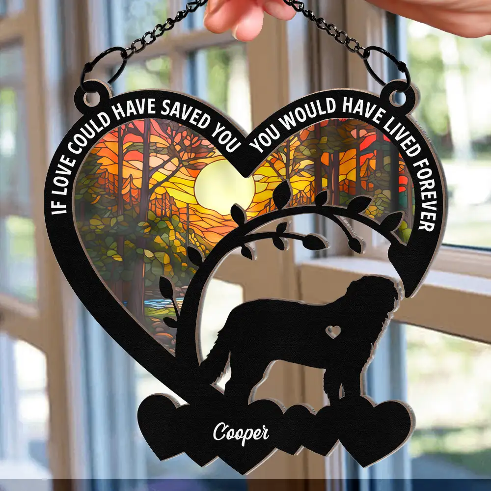 My Favorite Hello And My Hardest Goodbye - Personalized Window Hanging Suncatcher Ornament - Image 2