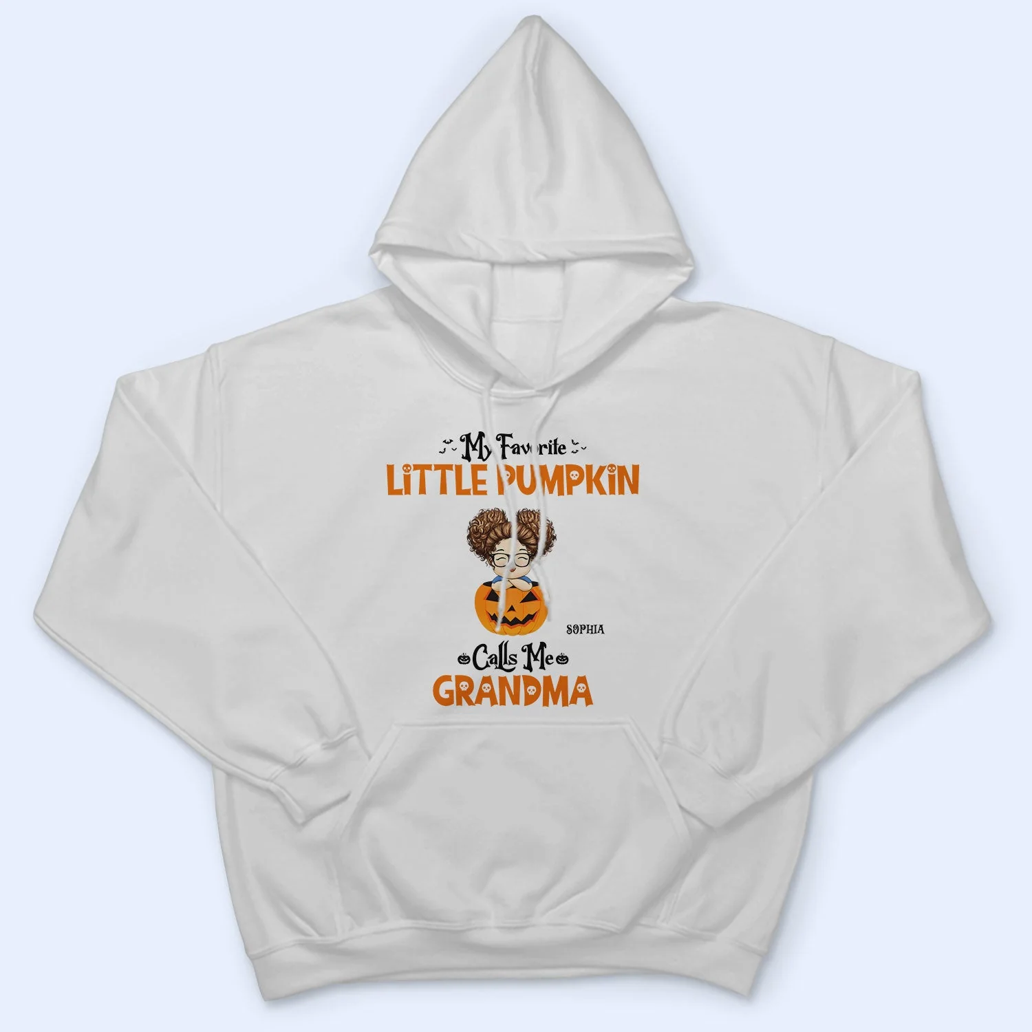 My Favorite Little Pumpkins Call Me Nana Autumn Season - Halloween Gift For Grandma, Grandmother, Grandpa, Grandfather, Grandparents - Personalized T Shirt - Image 4