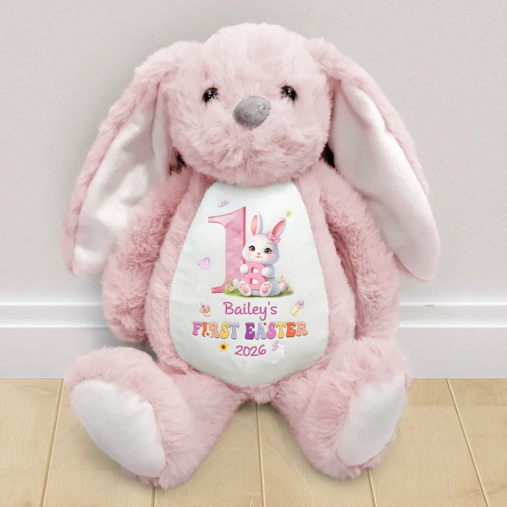 My First Easter Monogram - Personalized Soft Toy Bunny - Image 2