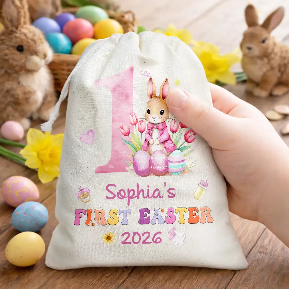My First Easter - Personalized Favor Bag - Image 2