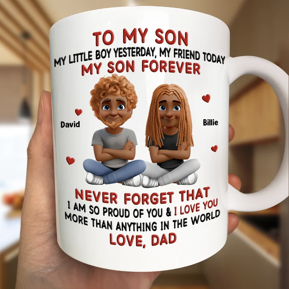 My Friend Today My Child Forever - Personalized Mug - Image 3