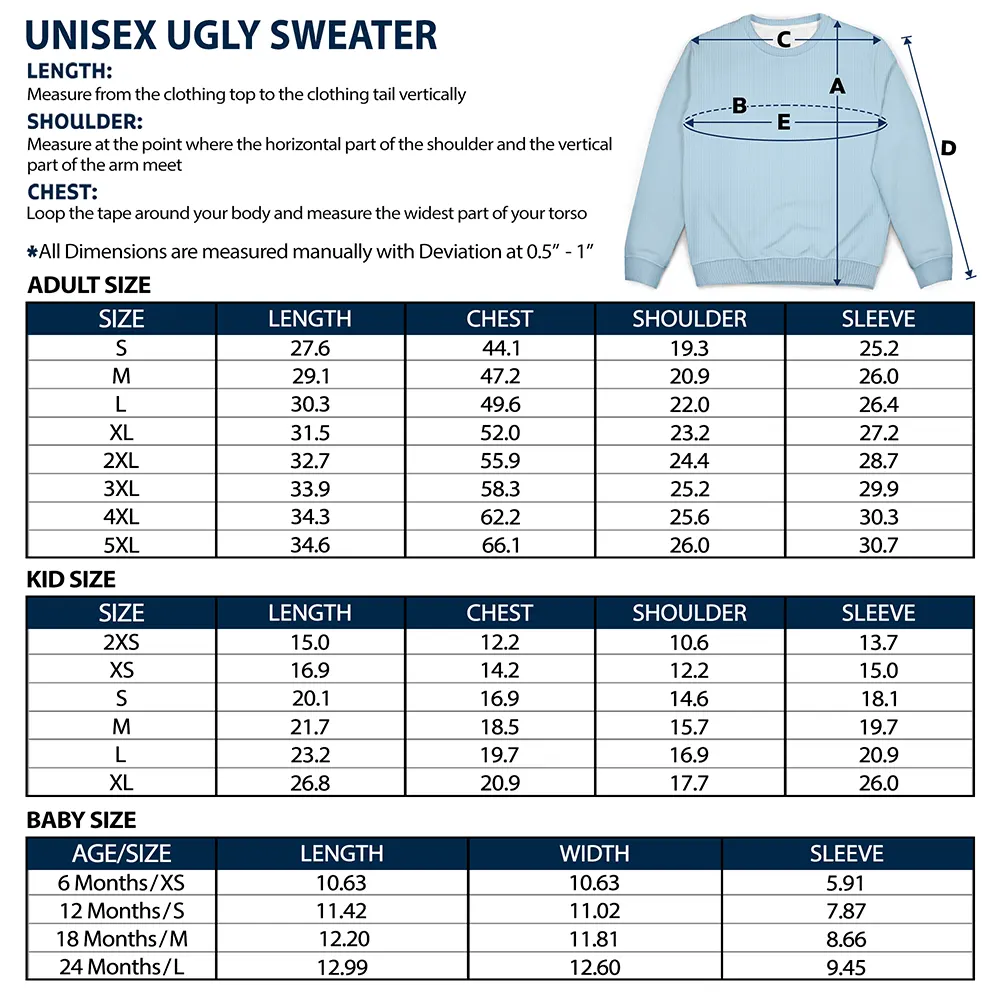 My Grandkids - Personalized Unisex Ugly Sweater - Image 3