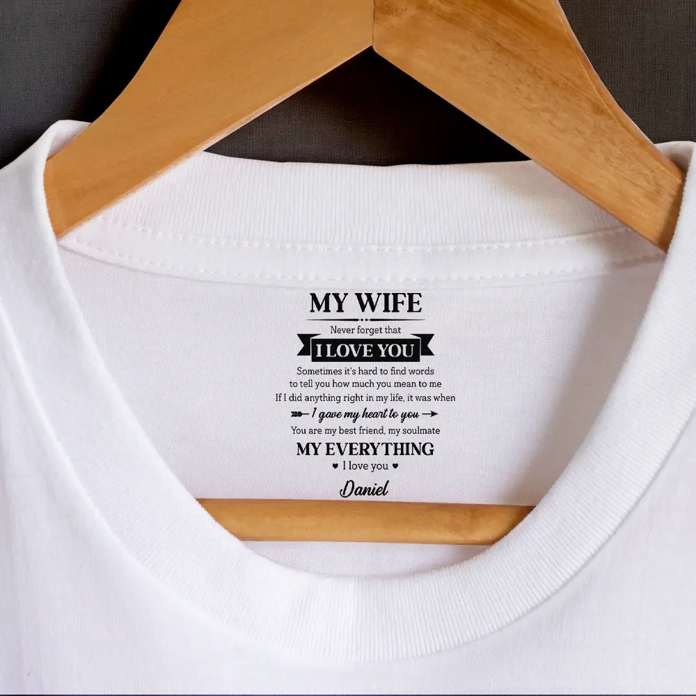 My Husband My Wife My Soulmate My Everything - Personalized T Shirt - Image 2
