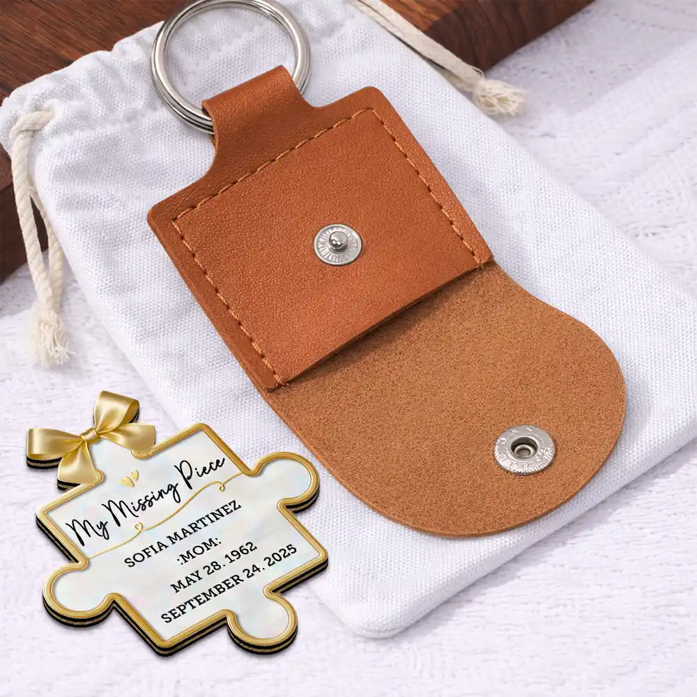 My Missing Piece Memorial - Personalized Wooden Pocket Hug - Image 2