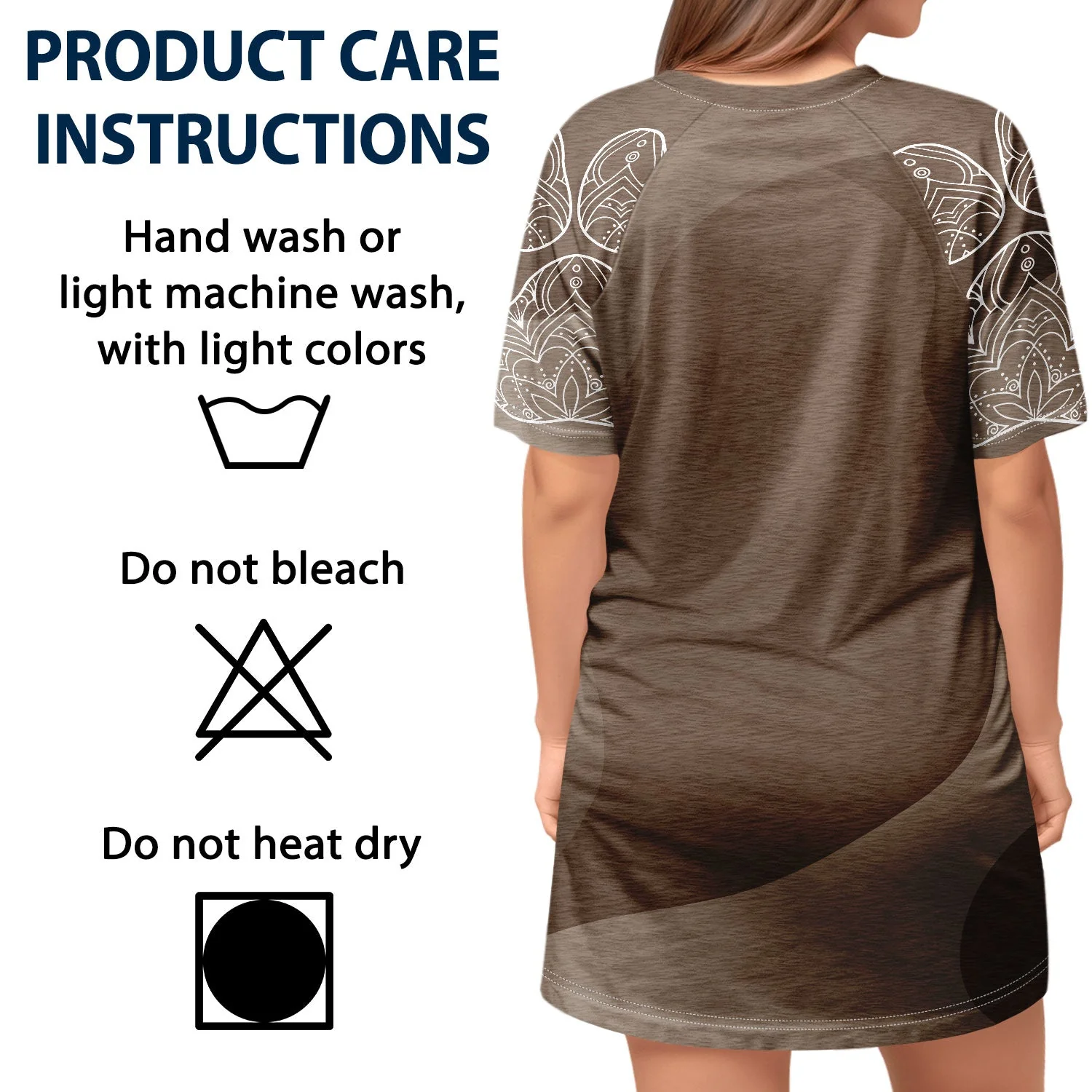Namastay Home With My Dog - Gift For Dog Mom - Personalized Women's Sleep Tee - Image 5