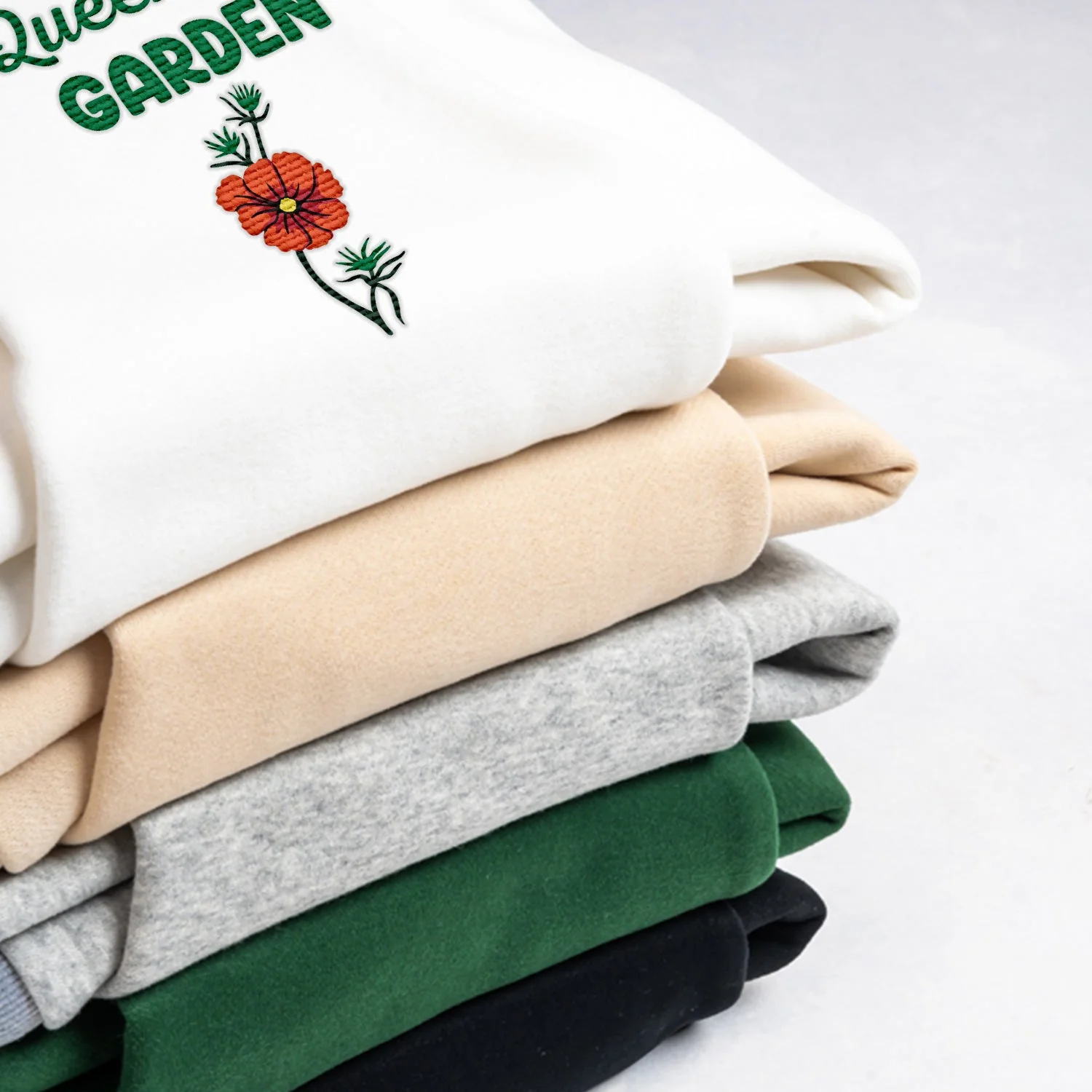 Nana's Garden Flowers - Birthday, Loving Gift For Grandma, Mom, Mum, Mother - Personalized Embroidered Sweatshirt - Image 4