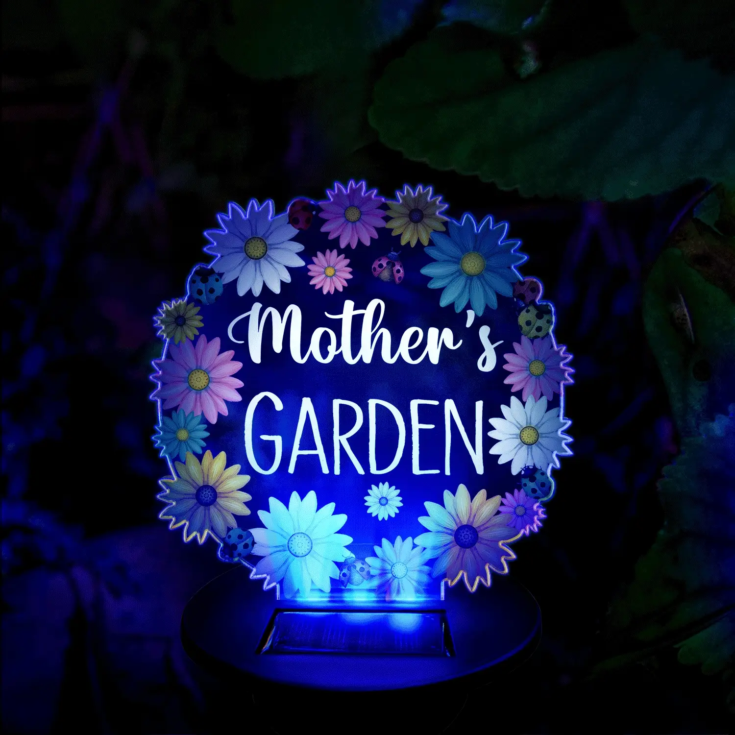 Nana's Garden - Gift For Mom, Mother, Grandma, Nana, Gardening Lovers - Personalized Solar Light - Image 2
