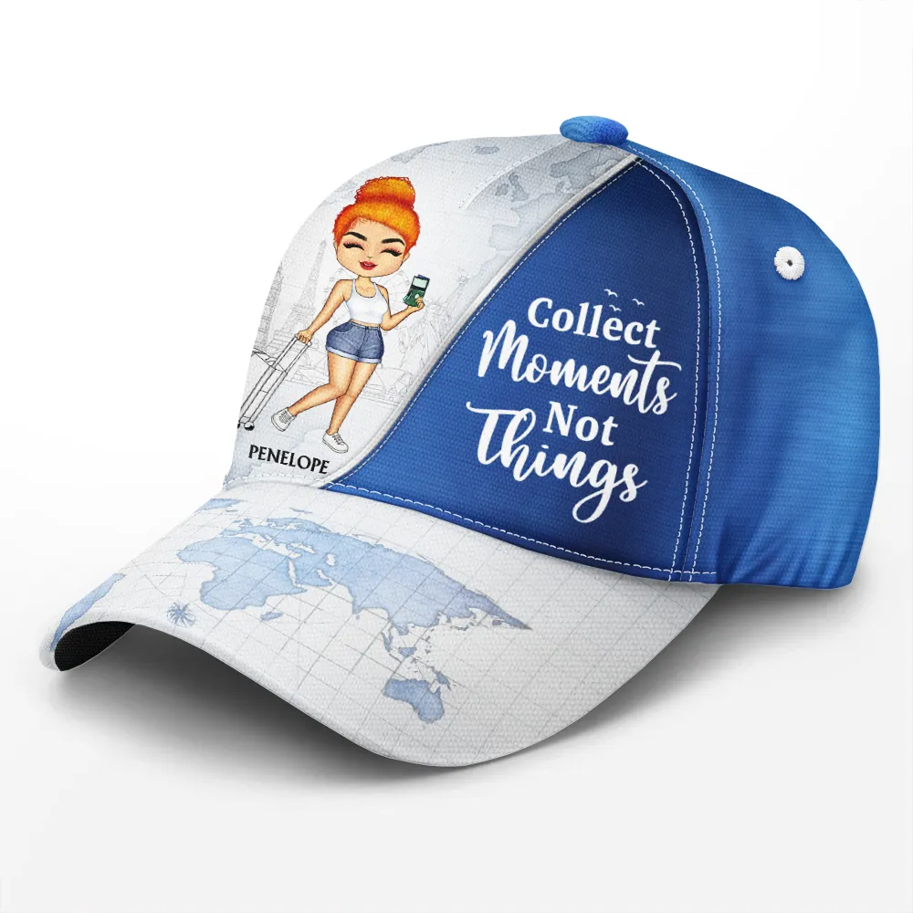 Not All Those Who Wander Are Lost Travel Lovers - Personalized Classic Cap - Image 2