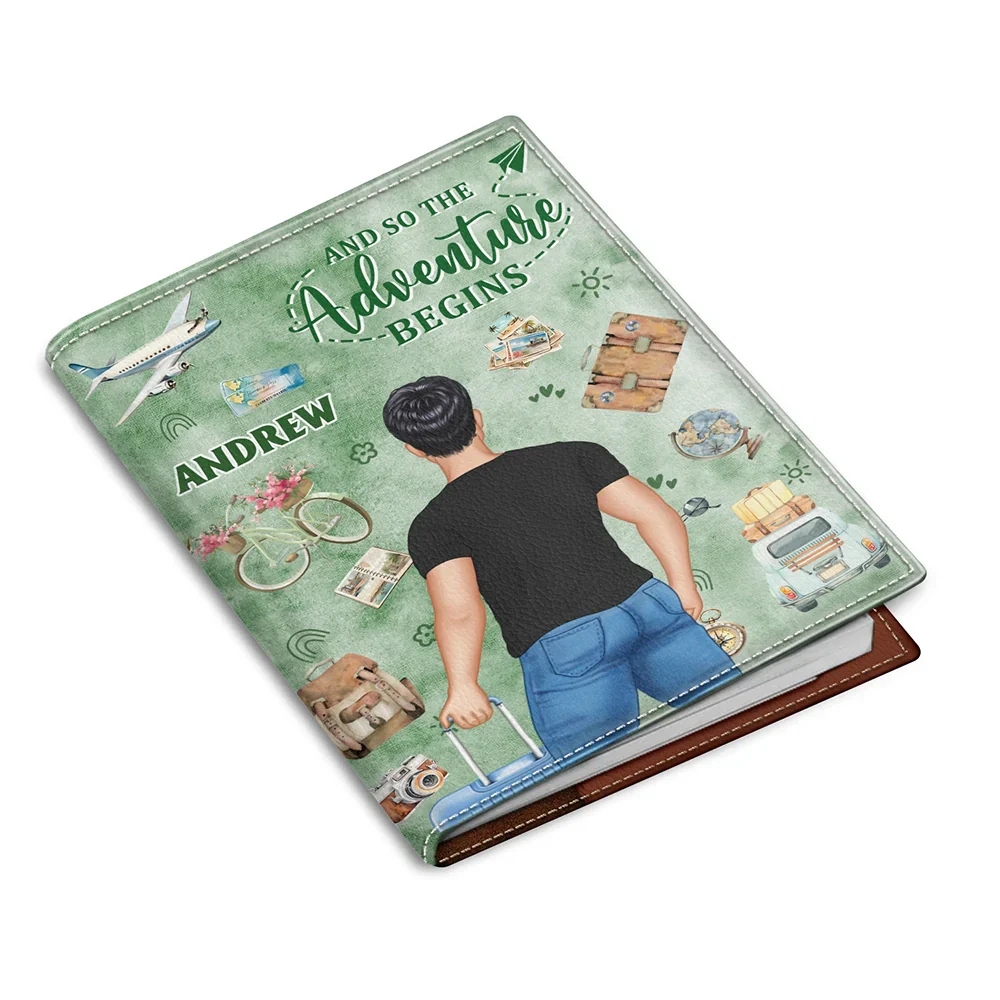 Not All Those Who Wander - Personalized Passport Cover, Passport Holder - Image 2