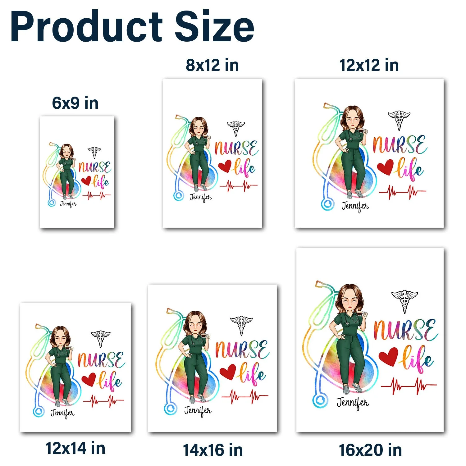 Nurse Life - Gift For Nurse - Personalized Decor Decal - Image 6