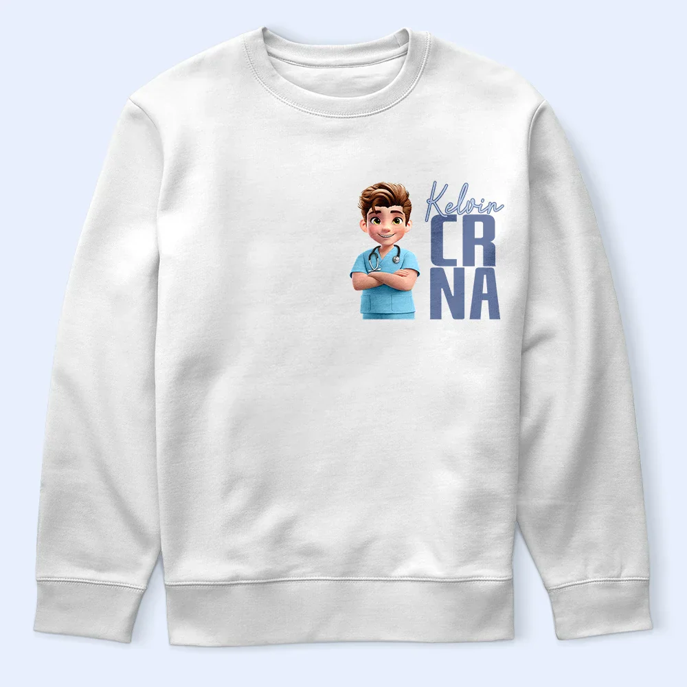 Nurse Life Job Title - Personalized T Shirt - Image 5