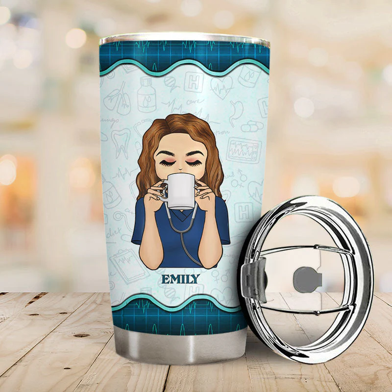 Nurse Nutrition Fact - Personalized Custom Tumbler - Image 2