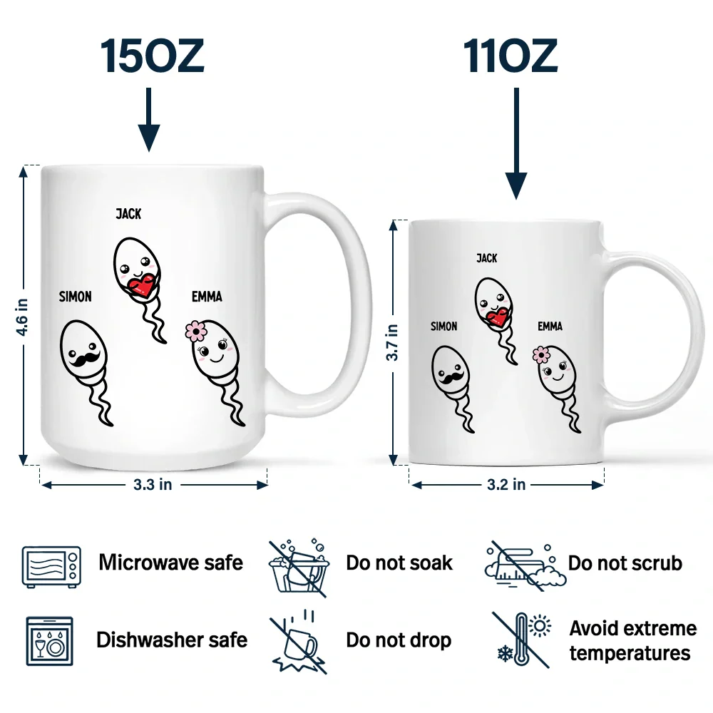 Of All The Balls - Personalized Mug - Image 4