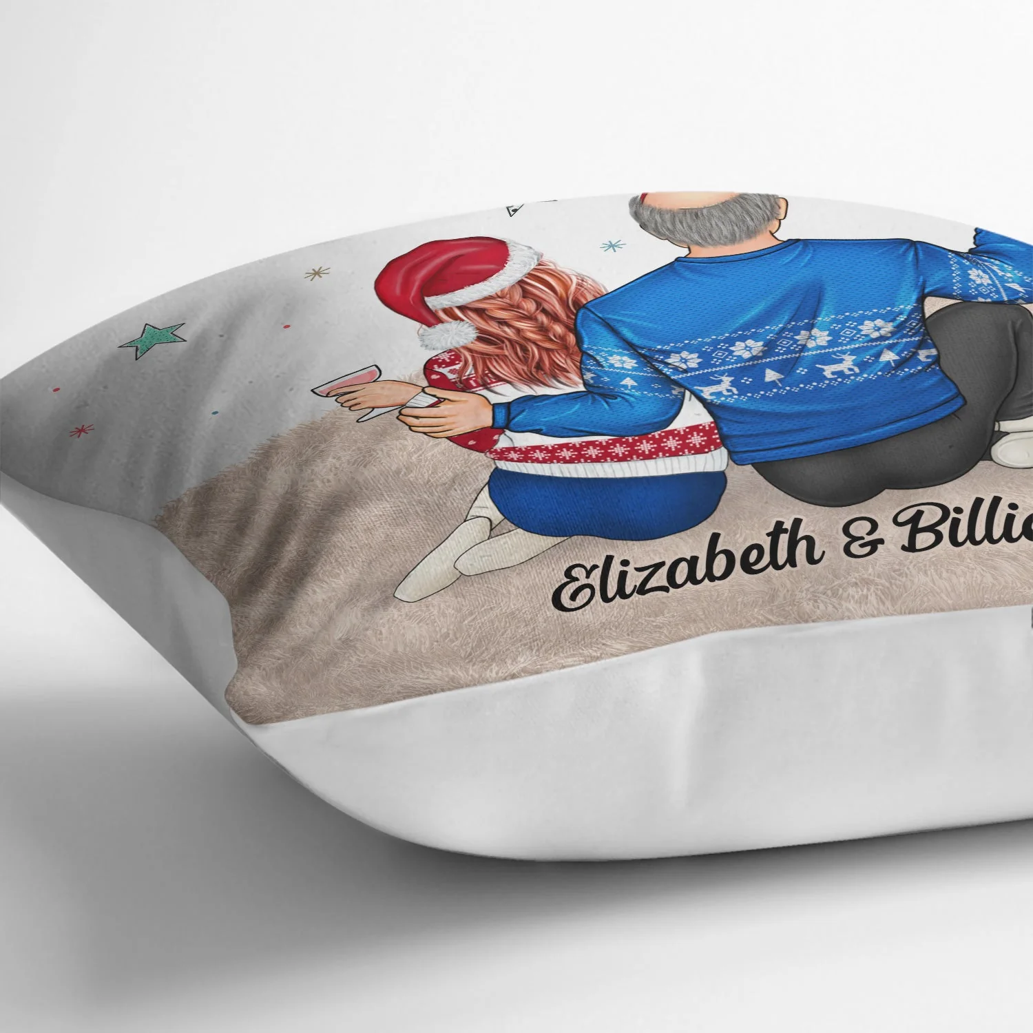 Of All The Weird Things - Anniversary, Loving Gift For Couples, Husband, Wife - Personalized Pillow - Image 3