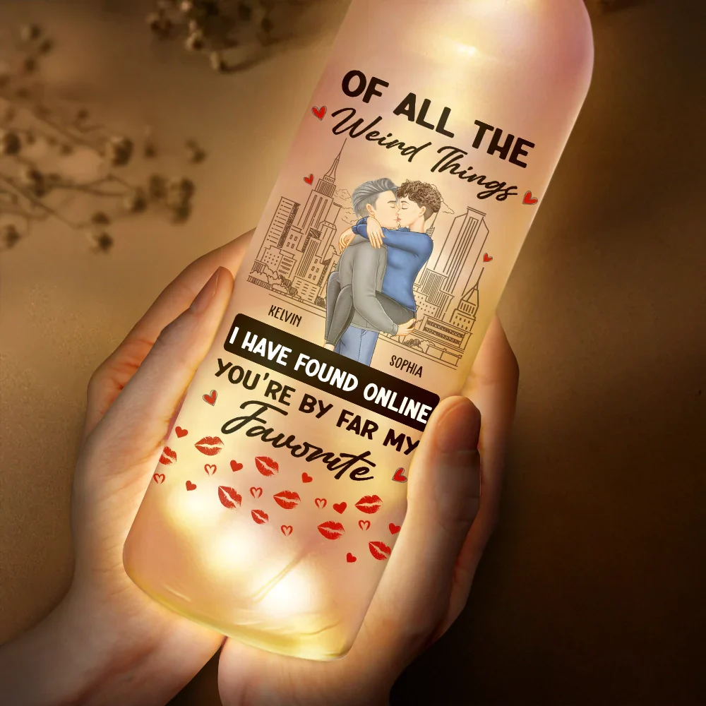 Of All The Weird Things - Personalized Bottle Light - Image 3
