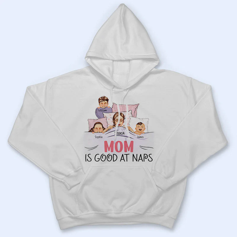 Official Nap Queen Sleep Mama - Gift For Mom - Personalized Custom T Shirt - Image 4
