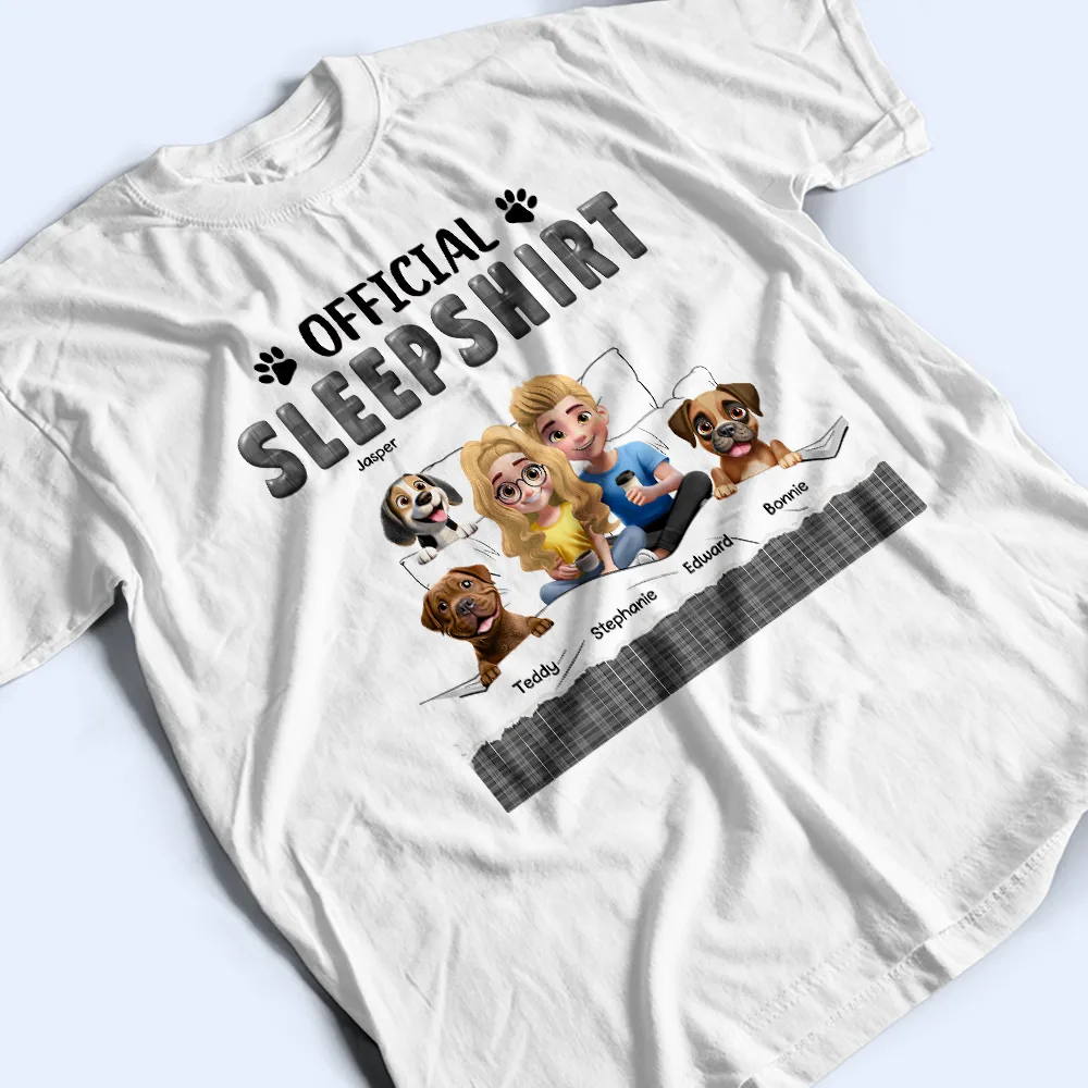 Official Sleepshirt 3D Effect - Personalized T Shirt - Image 4