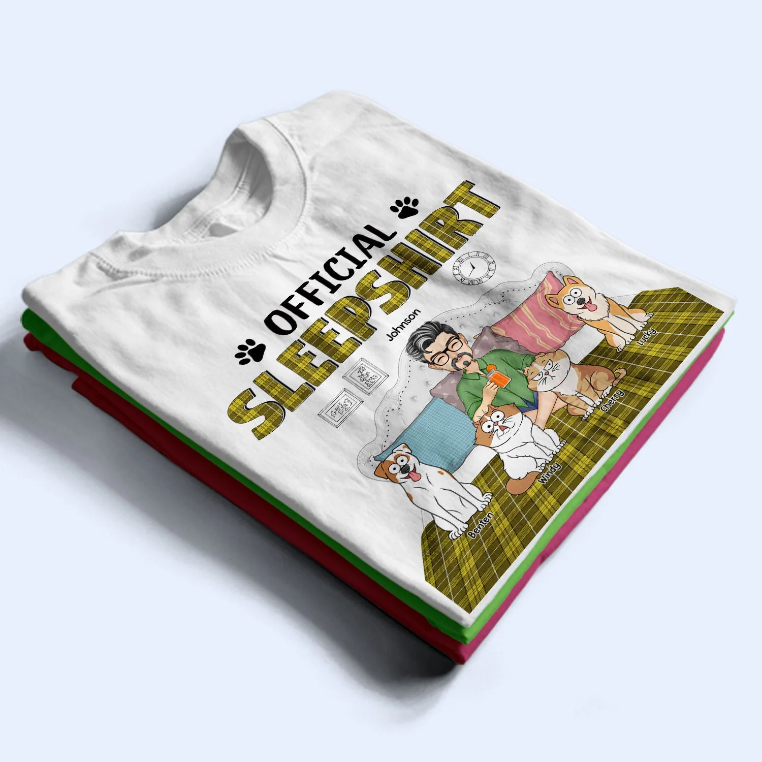 Official Sleepshirt - Gift For Pet Lovers - Personalized T Shirt - Image 2