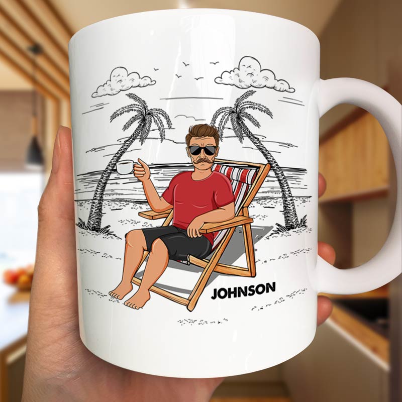 Officially Retired Let The Fun Begin - Personalized Mug - Image 3