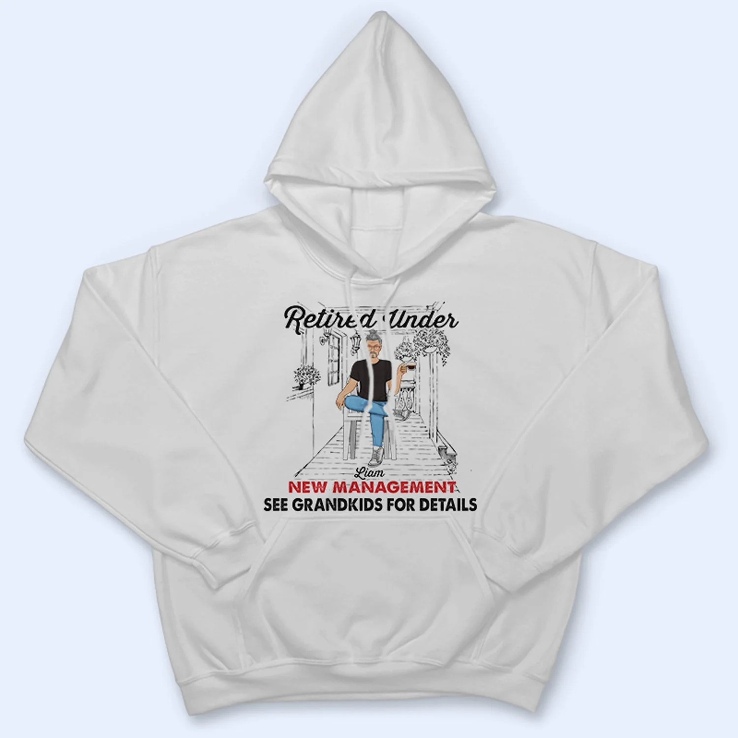 Old Family Retired Not My Problem Anymore - Personalized Custom T Shirt - Image 4