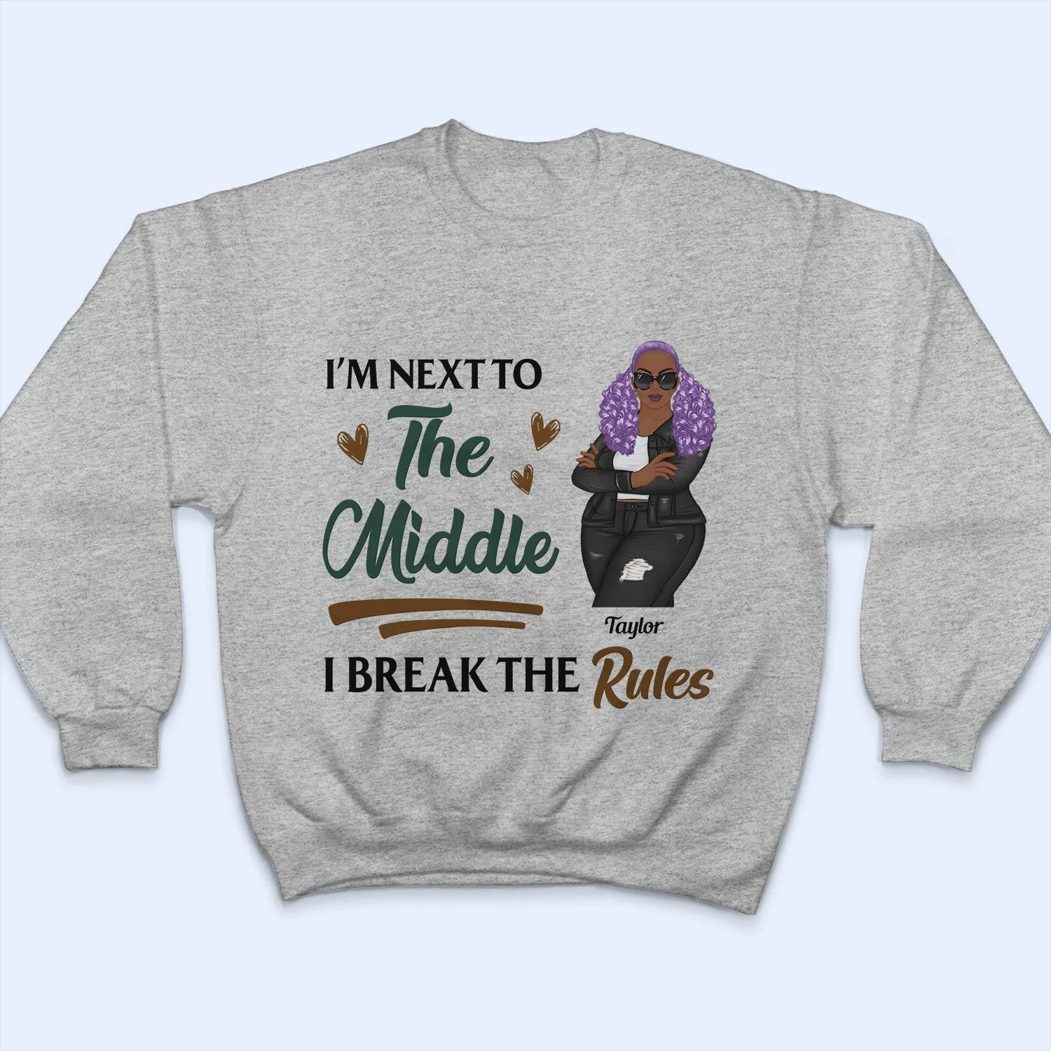 Oldest, Middle & Youngest - Gift For Sisters - Personalized Custom T Shirt - Image 5
