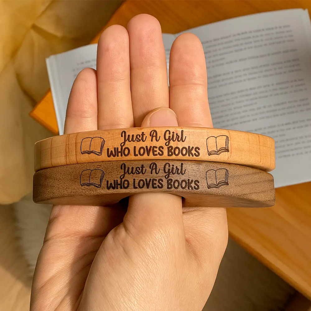 One More Page Bookish Lovely Icon - Personalized Book Page Holder - Image 4