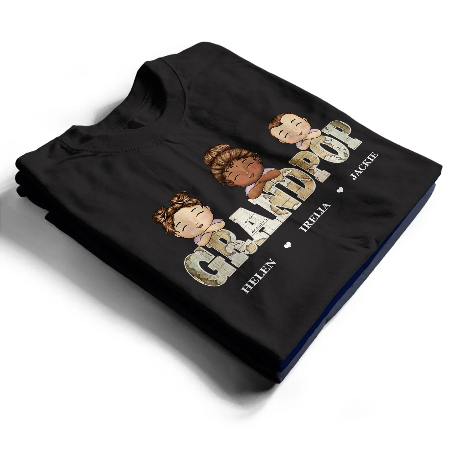 Opa Großvater - Personalisiertes T Shirt - Image 2