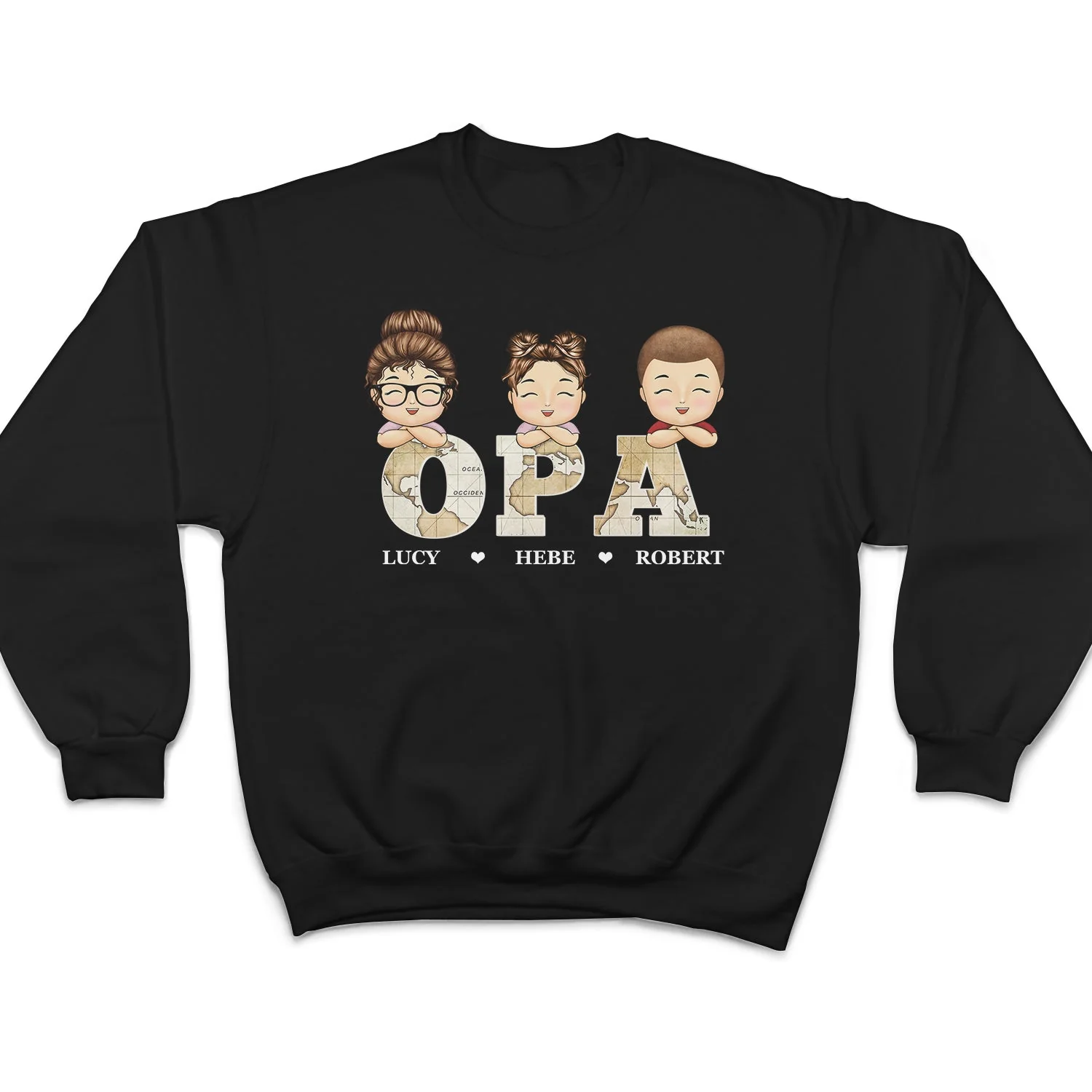 Opa Großvater - Personalisiertes T Shirt - Image 5
