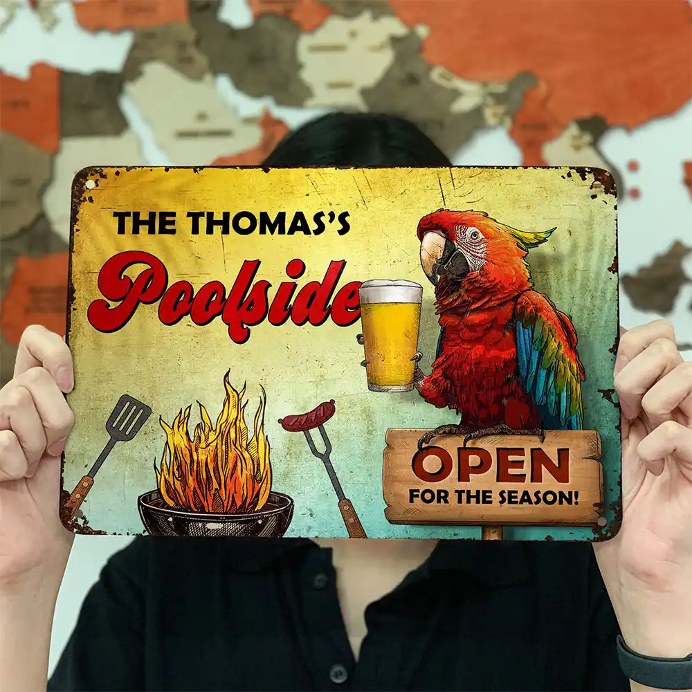 Open For The Season - Personalized Classic Metal Signs - Image 3
