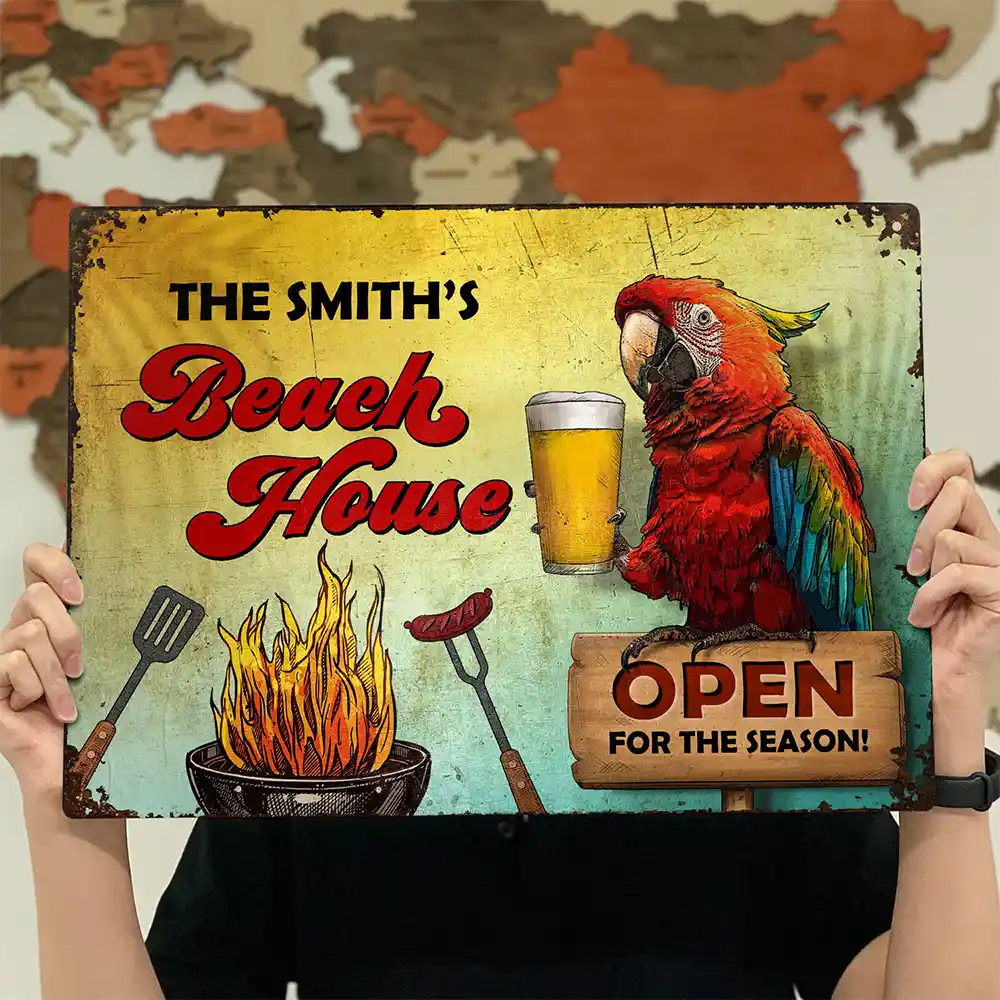 Open For The Season - Personalized Classic Metal Signs - Image 4