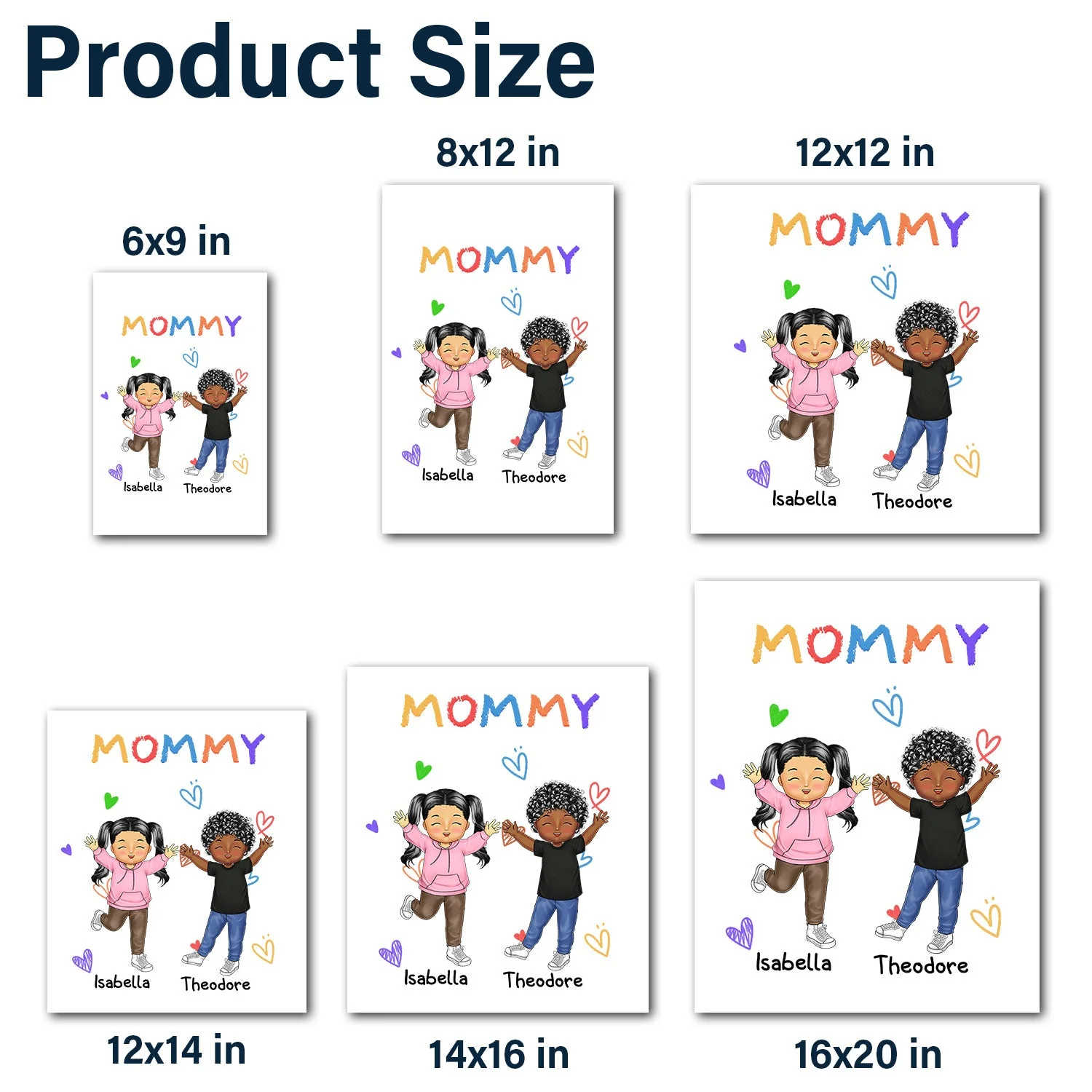 Our Grandkids - Loving Gift For Grandma, Grandparents, Mother - Personalized Decor Decal - Image 6