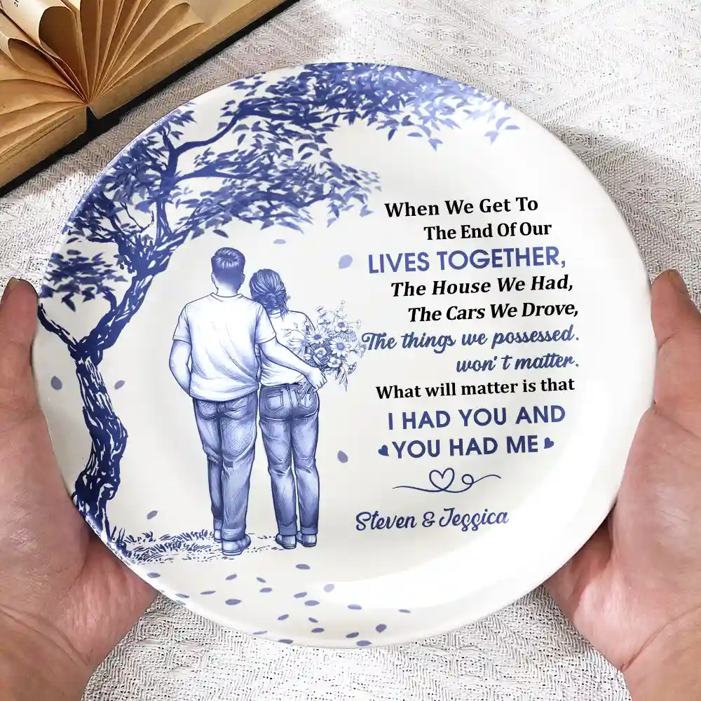 Our Home Ain't Castle - Personalized Ceramic Plate - Image 3