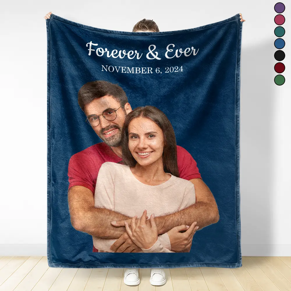 Our Love Keepsake - Personalized Fleece Blanket, Sherpa Blanket - Image 3