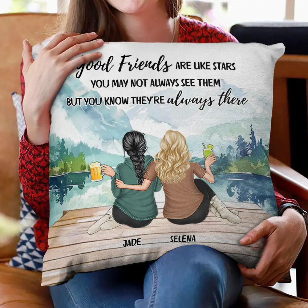 Our Memories Are Countless Our Friendship Is Endless - Personalized Pillow - Image 2