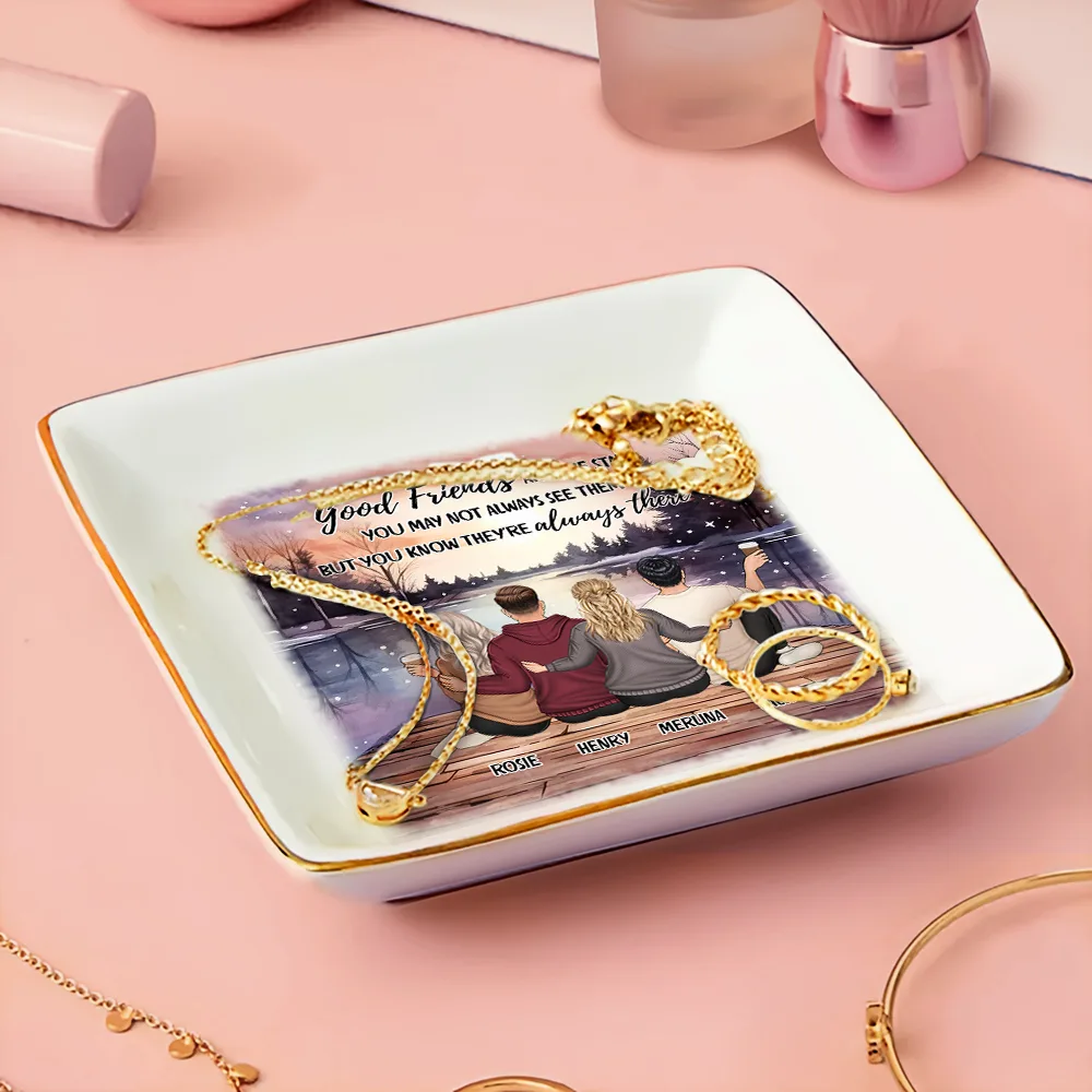 Our Memories Are Countless Our Friendship Is Endless - Personalized Ring Dish - Image 3