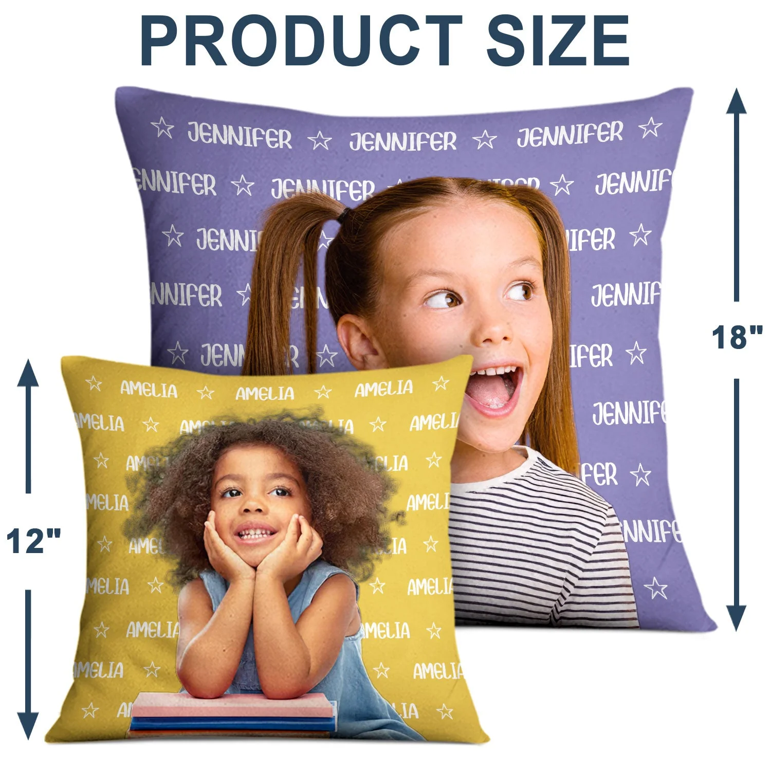 Custom Photo Baby Name - Gift For Kids, Grandchildren - Personalized Pillow - Image 5