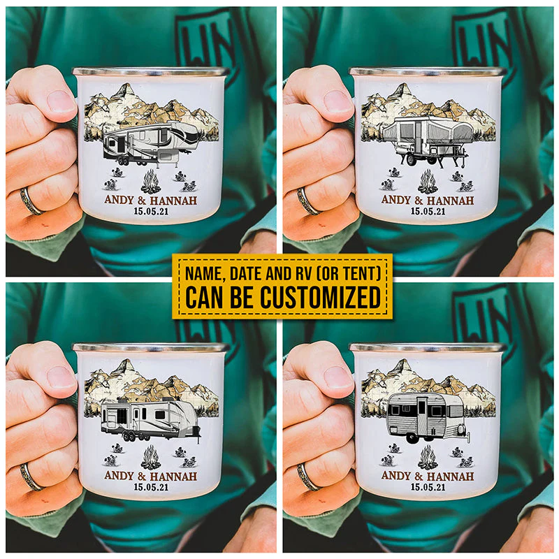 Personalized Camping Adventure Begins Customized Campfire Mug - Image 3