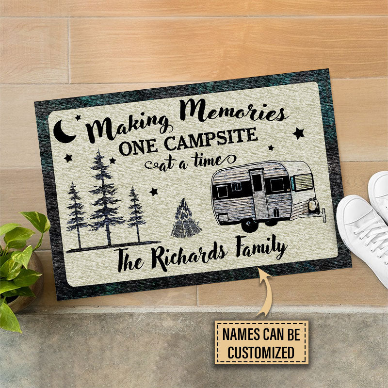Personalized Camping One Campsite Customized Doormat - Image 3