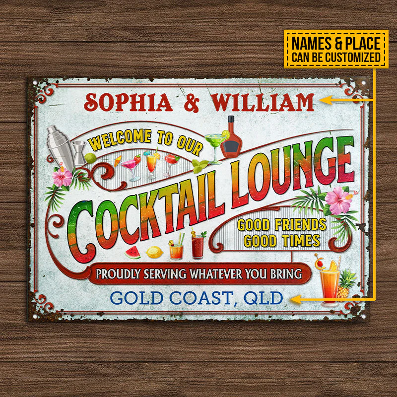 Personalized Cocktail Customized Classic Metal Signs - Image 4